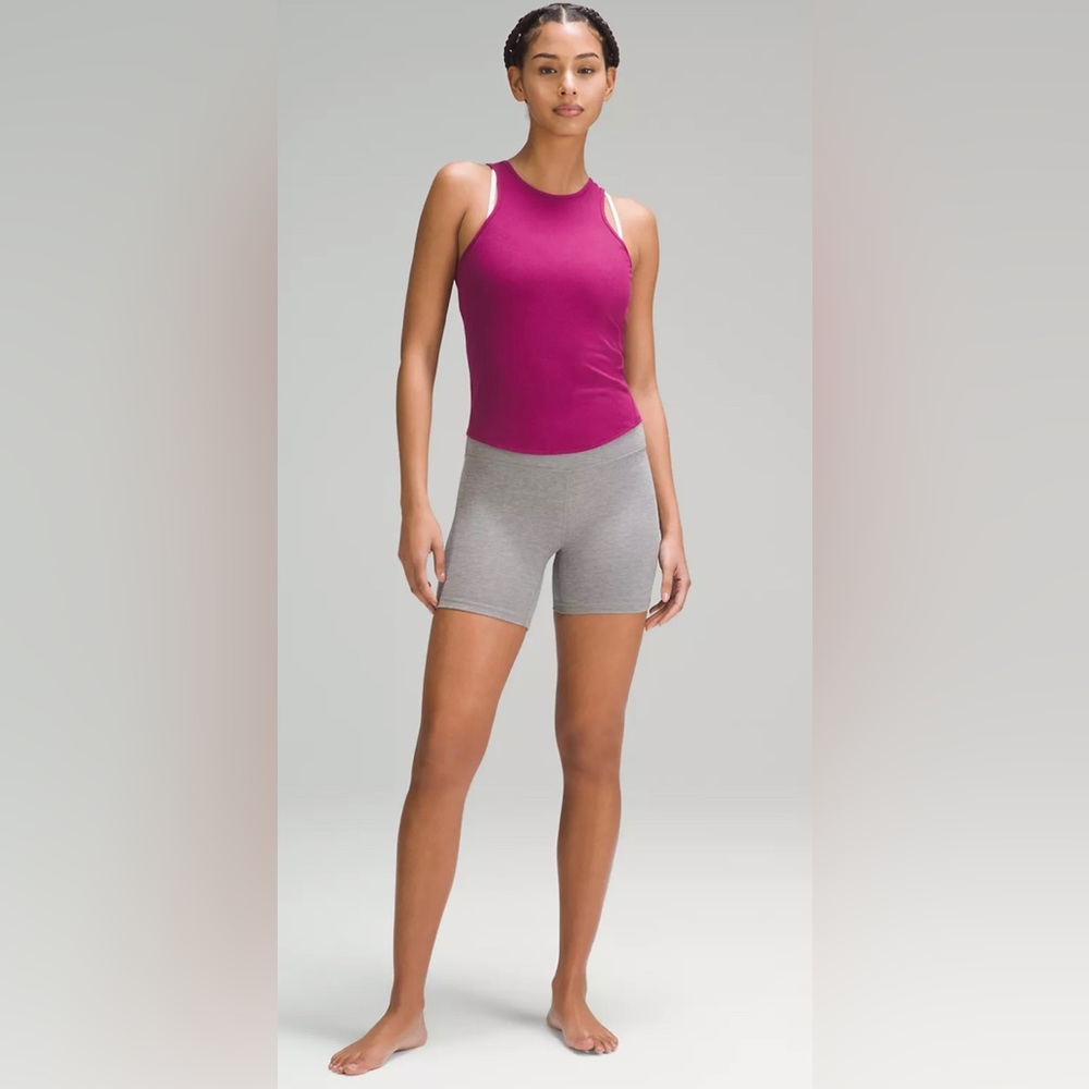 Lululemon ribbed silk twisted back, yoga tank size 8